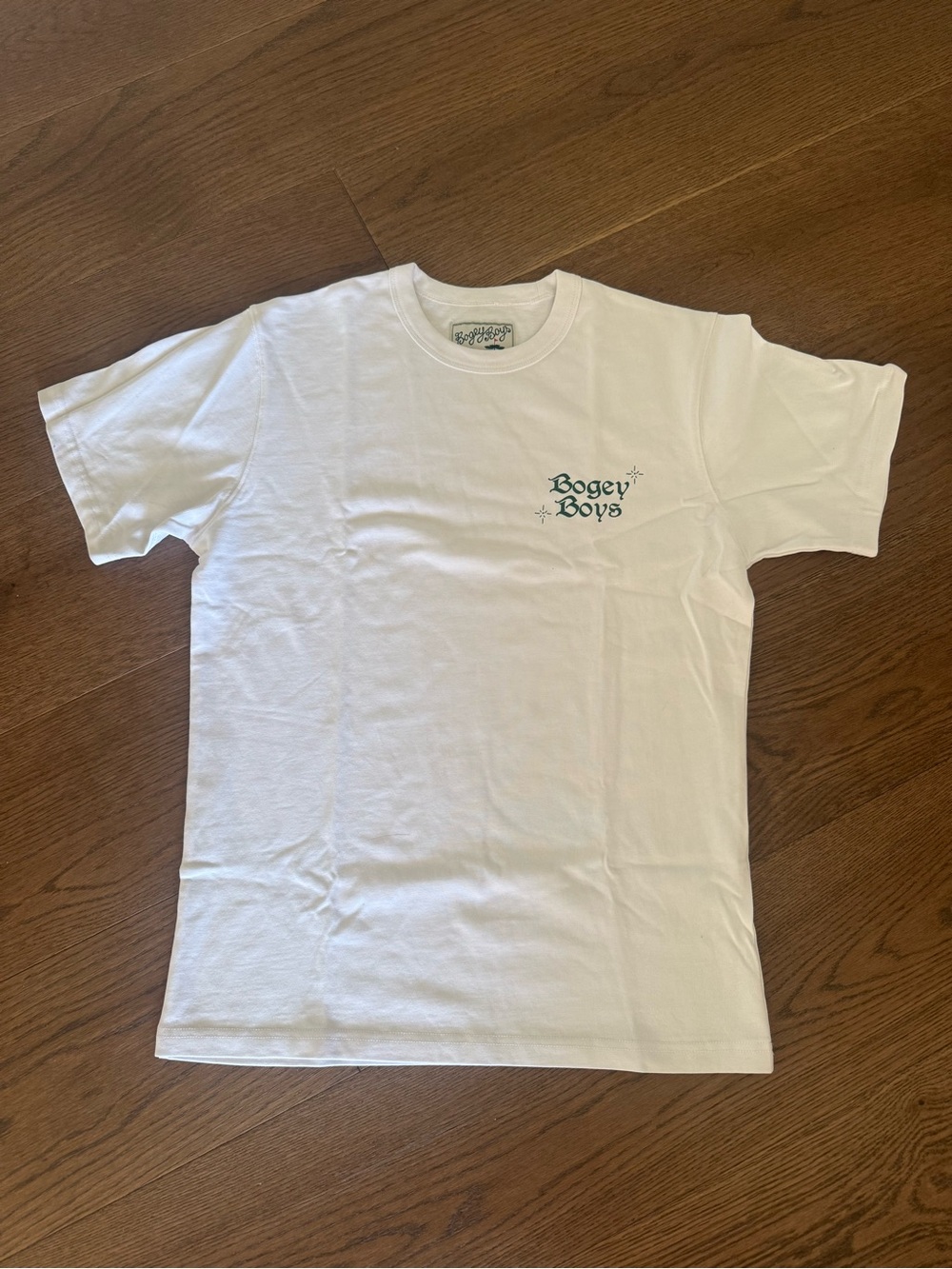 Bogey Boys White Chest Logo Short Sleeve Tee